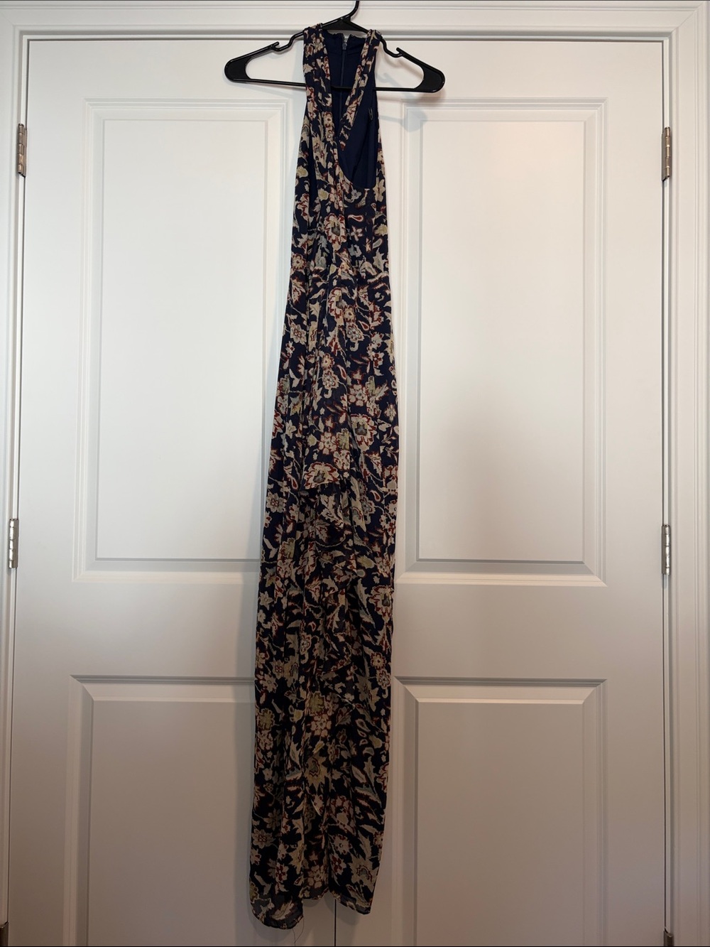Lauren Ralph Lauren navy Floral Halter Maxi Dress
